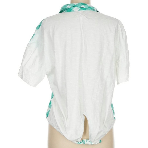 Anthropologie Porridge Golda Gingham Tie-Back Top Blouse Women’s Size Medium M - Picture 7 of 10